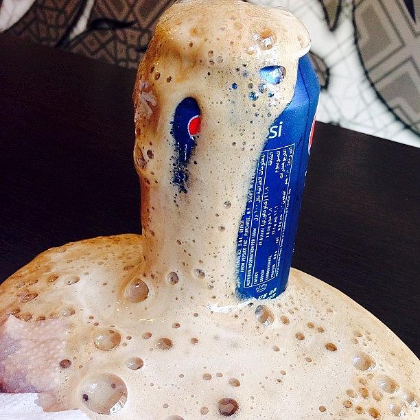 Beer Photograph - Pepsi Bomb ❤️ #pepsi #drink #drinks by Imad Dayri