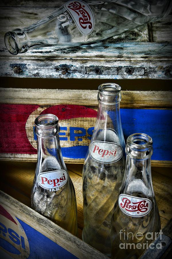 Pepsi Bottles and Crates Photograph by Paul Ward