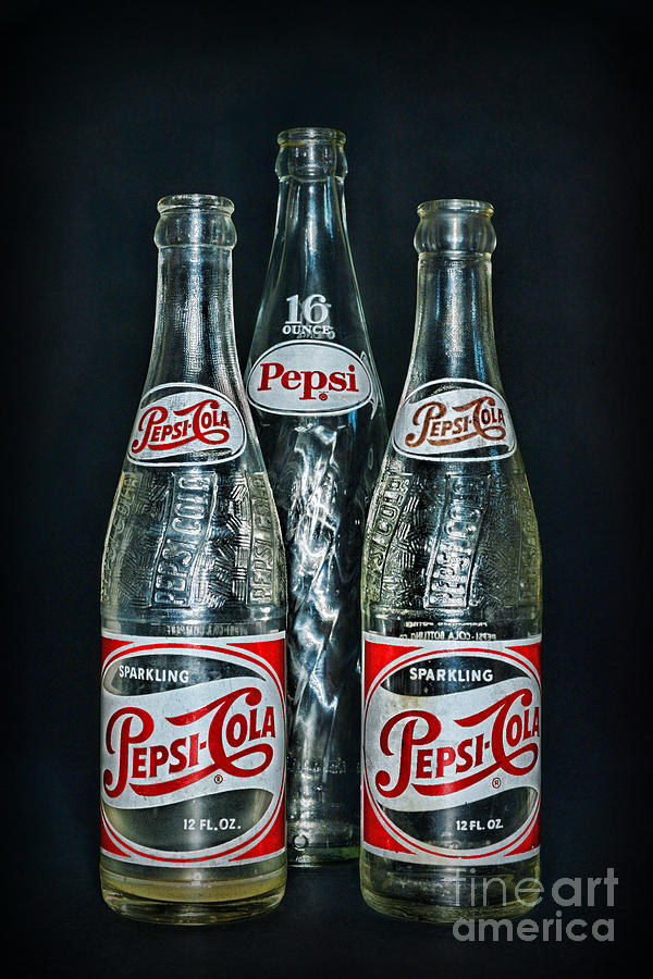 Pepsi Bottles from the 1950s Photograph by Paul Ward