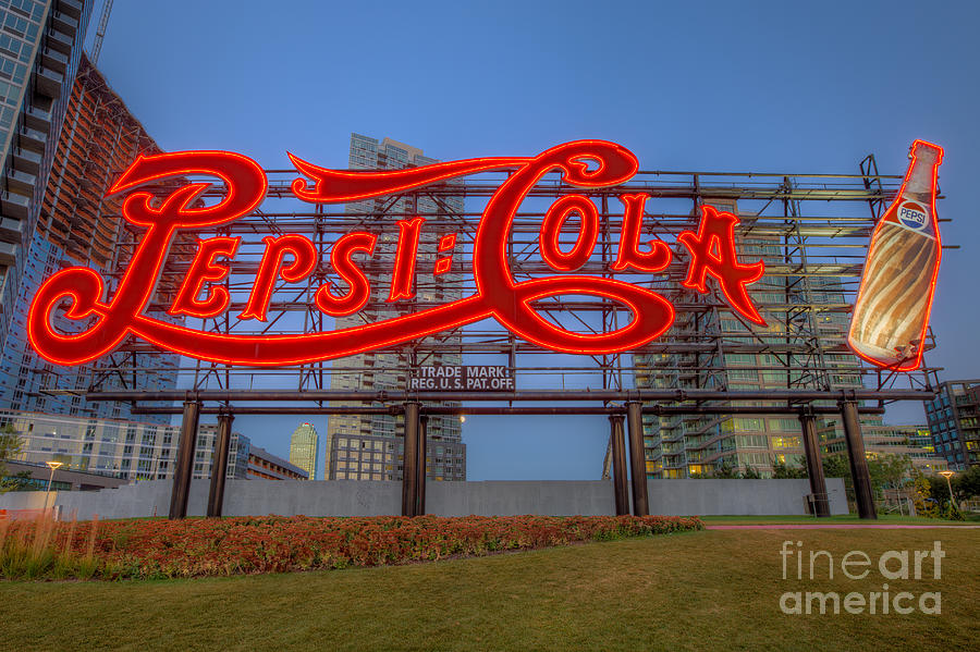 Pepsi-Cola Sign III Photograph by Clarence Holmes