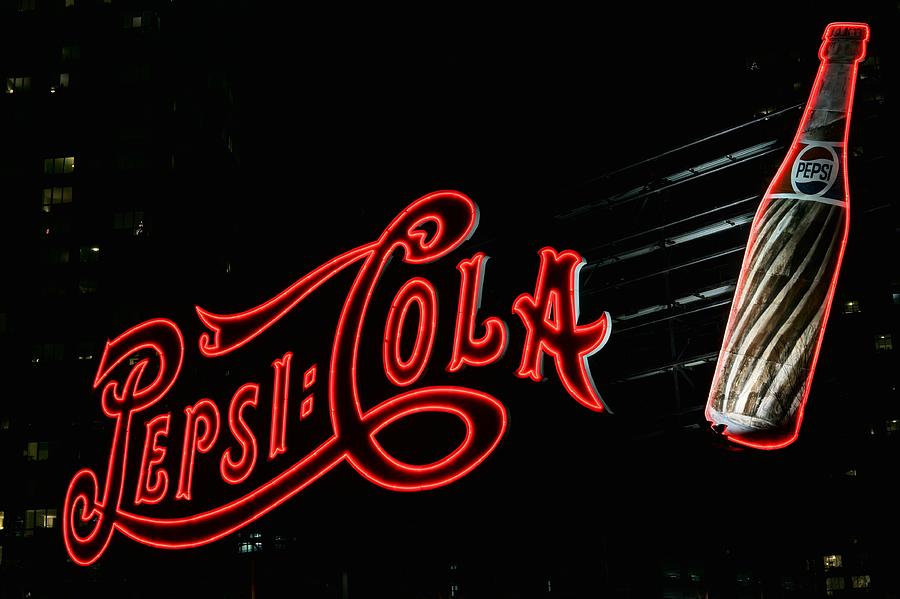 New York City Photograph - Pepsi by JC Findley