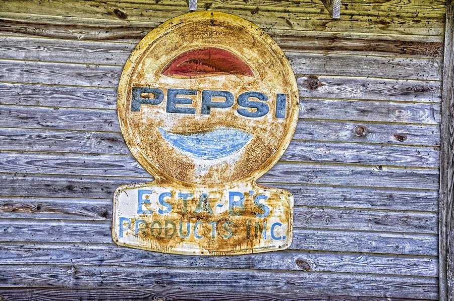 Pepsi Sign Photograph by Jan Amiss Photography