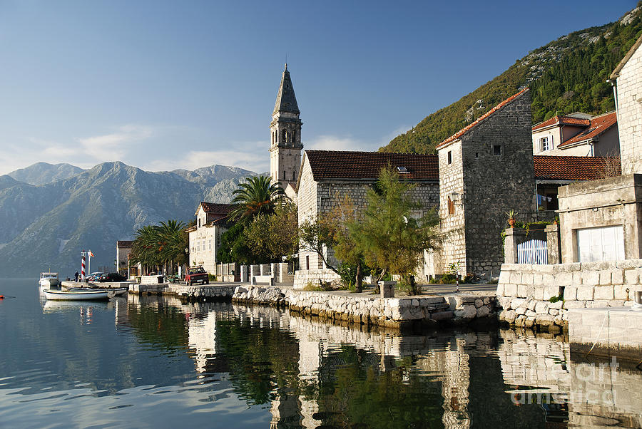 Perast Village Near Kotor In Montenegro Photograph by JM Travel Photography
