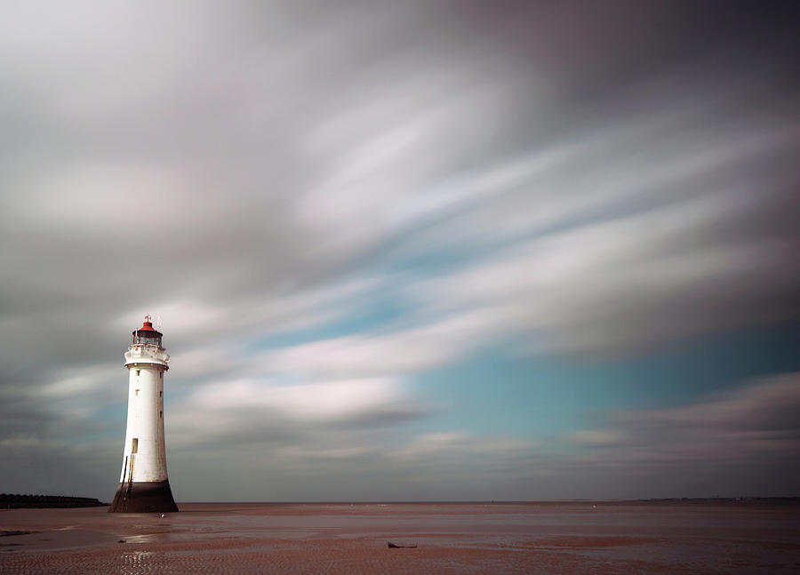 Perch Rock Lighthouse Long Exposure Photograph by Chris Conway