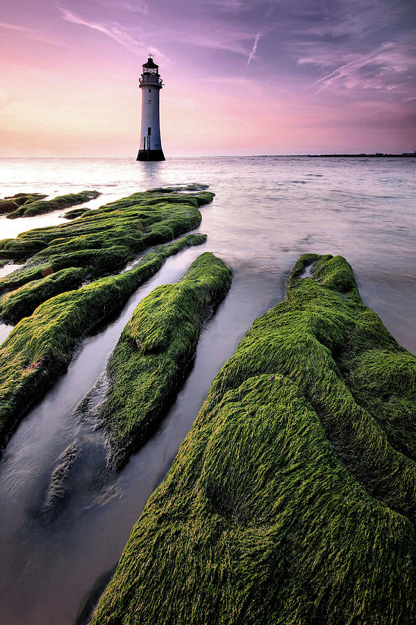 Perch Rock Lighthouse Photograph by Paul Bullen