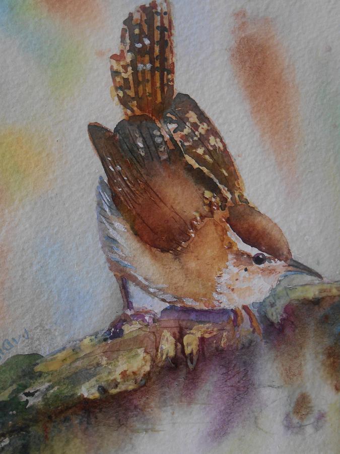 Perched Painting by Patricia Pushaw