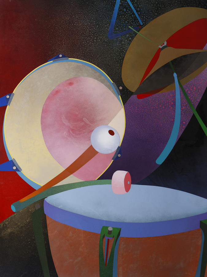 Music Painting - Percuss by Fred Chuang