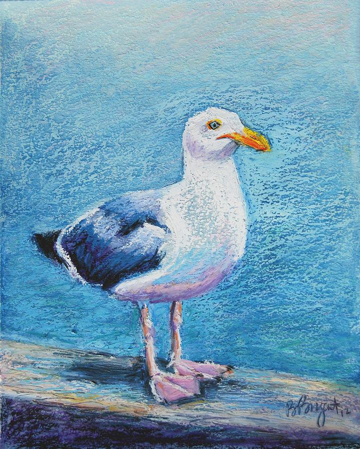 Percy the Seagull Painting by Bethany Bryant