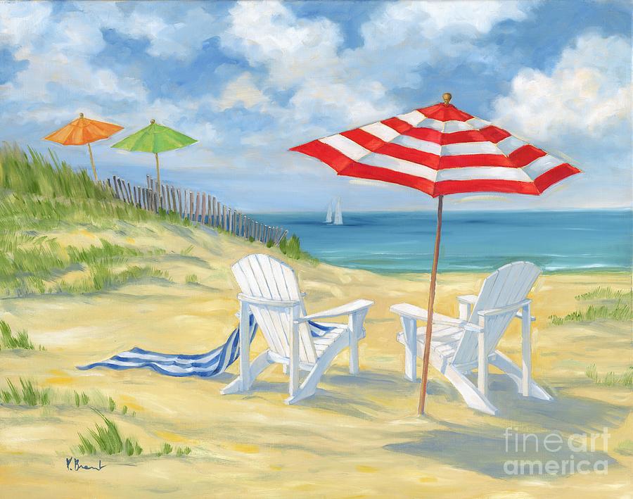 Perfect Beach Painting by Paul Brent
