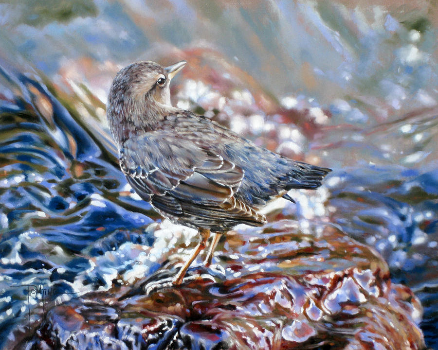Bird Painting - Perfect Camouflage  by Dianna Ponting