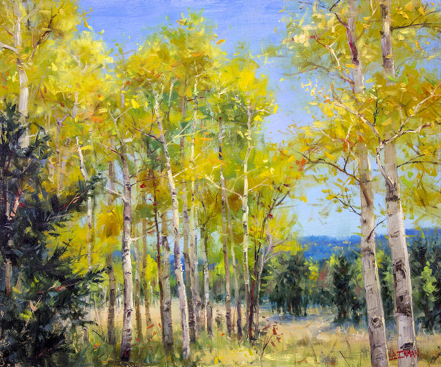 Perfect Day For A Hike Painting By Bill Inman