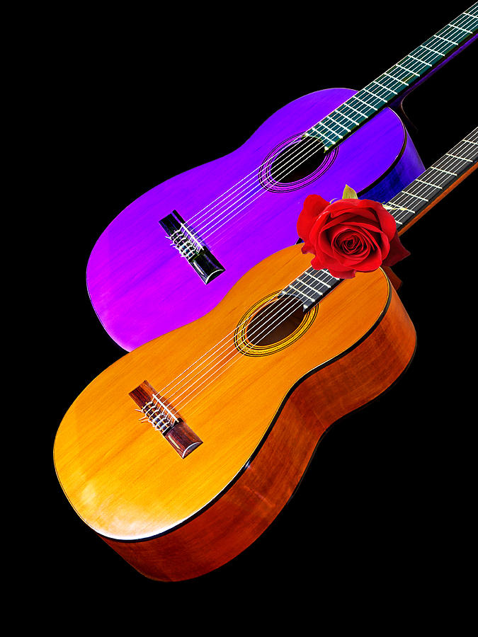 Perfect Harmony - Acoustic Guitars Photograph by Gill Billington