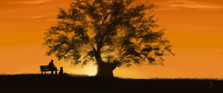 Sunset Digital Art - Perfect moment by Veronica Minozzi