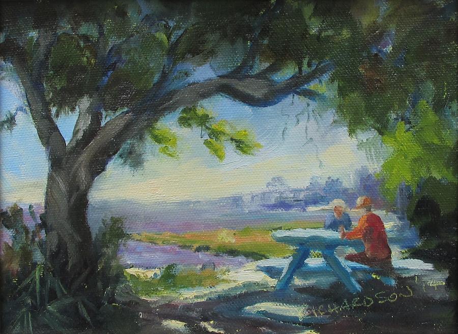 Perfect Picnic Place Painting by Susan Richardson