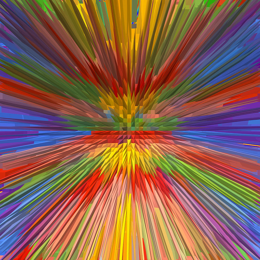Canvas Prints Mixed Media - Perfect Rainbow Skyview Horizon Spectrum Sky View Graphic Extrude Art Background Designs And Color by Navin Joshi Canvas Prints Mixed Media - Perfect Rainbow Skyview Horizon Spectrum Sky View Graphic Extrude Art Background Designs And Color by Navin Joshi