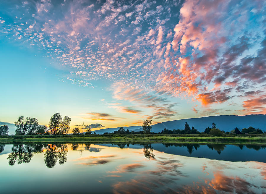 Perfect Sunset Clouds Photograph by James Wheeler - Fine Art America