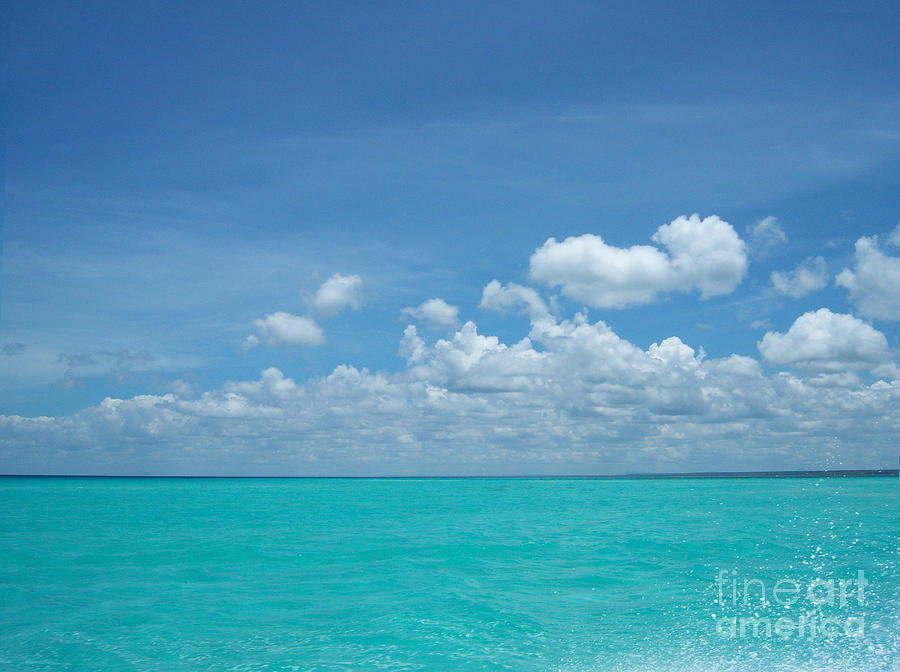 Perfect Turquoise Blue Photograph by Heather Kirk