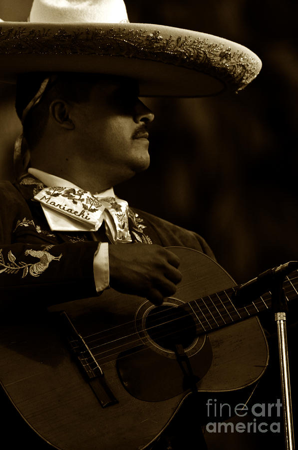 Mariachi Photograph - Perfil de un Mariachi by Kristine Celorio Mariachi Photograph - Perfil de un Mariachi by Kristine Celorio