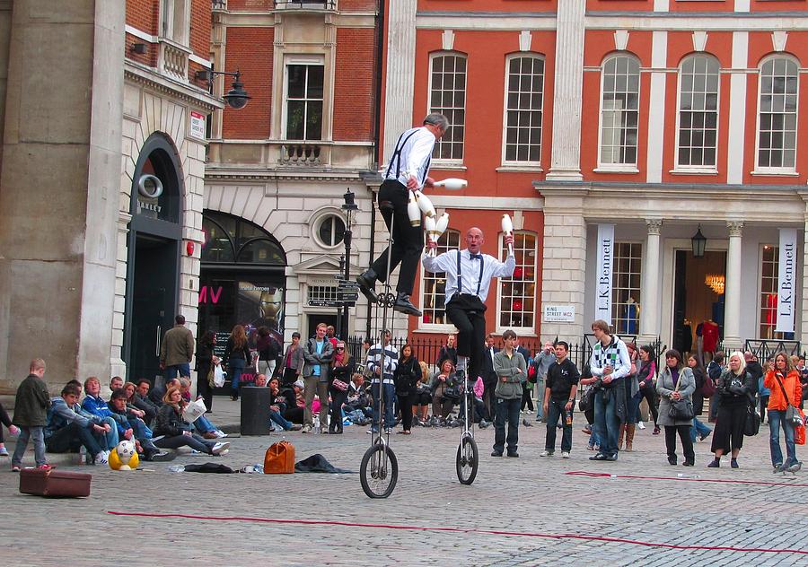 Performers at Covent Garden Photograph by Keith Stokes