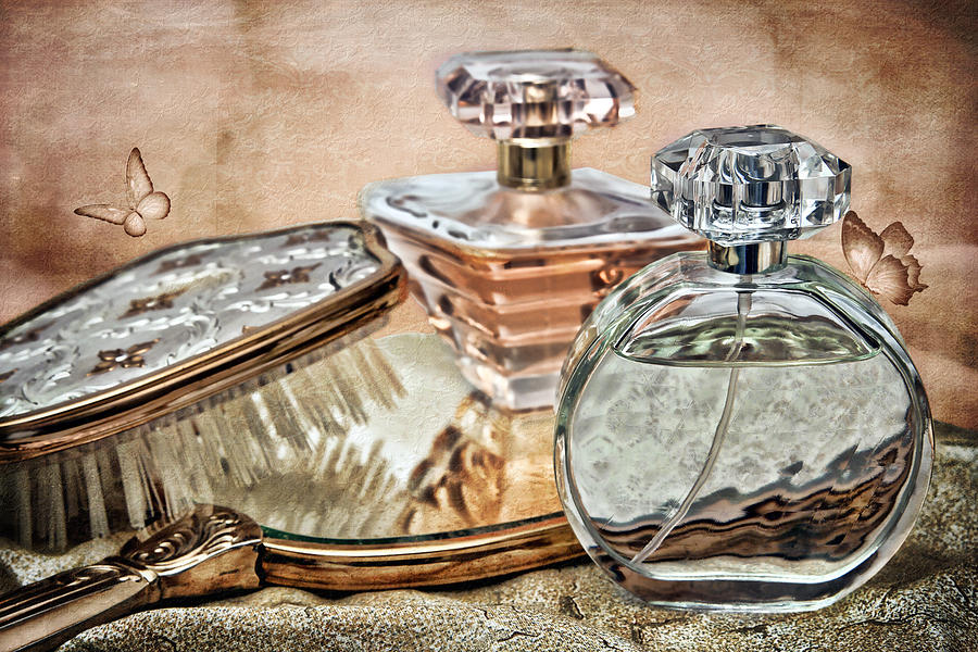 Vintage Photograph - Perfume Bottle IX by Tom Mc Nemar