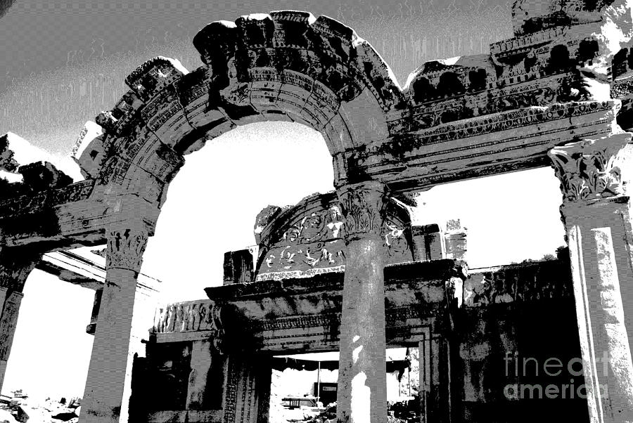 Pergammon Arches Photograph by Jacqueline M Lewis