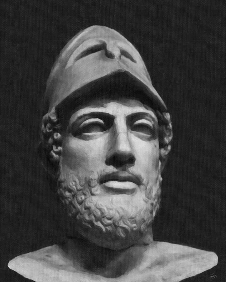 Black And White Photograph - Pericles by F Icarus