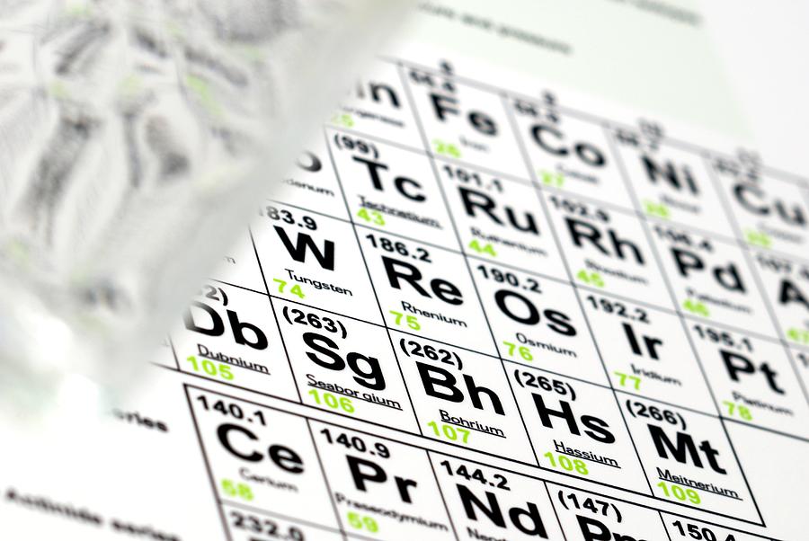Periodic Table Photograph by Steve Horrell