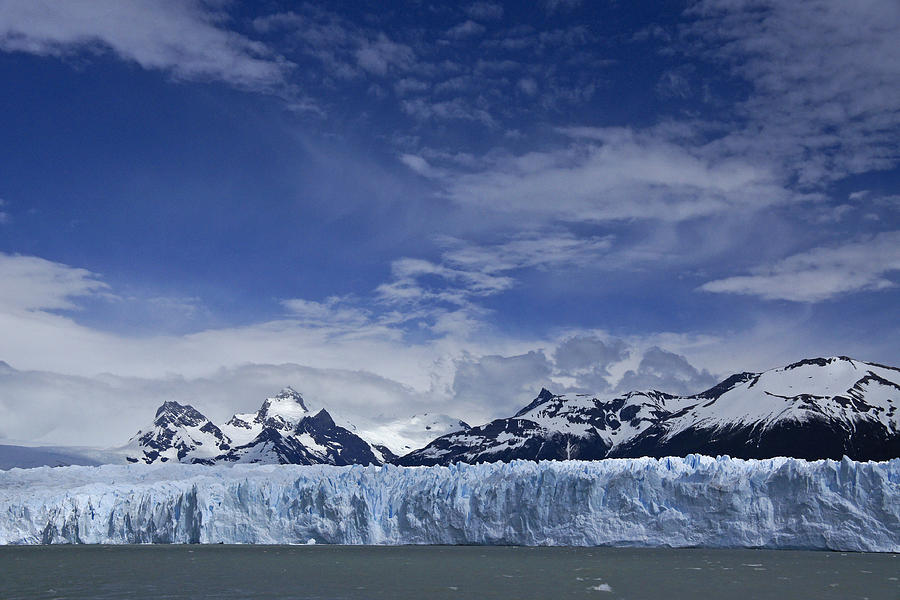 Perito Moreno Glacier and the Andes Photograph by Michele Burgess