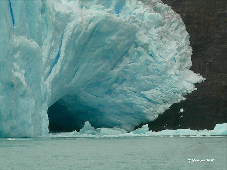 Glacier Photograph - Perito Moreno Glacier in Argentina by Hemu Aggarwal