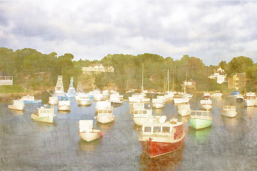 Boat Photograph - Perkins Cove Lobster Boats Maine by Carol Leigh
