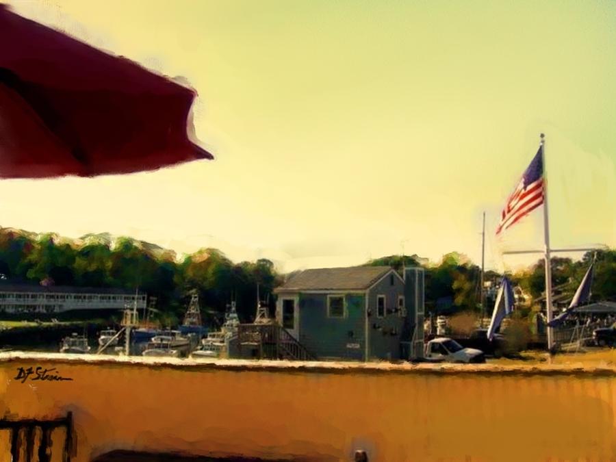 Perkins Cove - Ogunquit ME - Number 3 Painting by Diane Strain