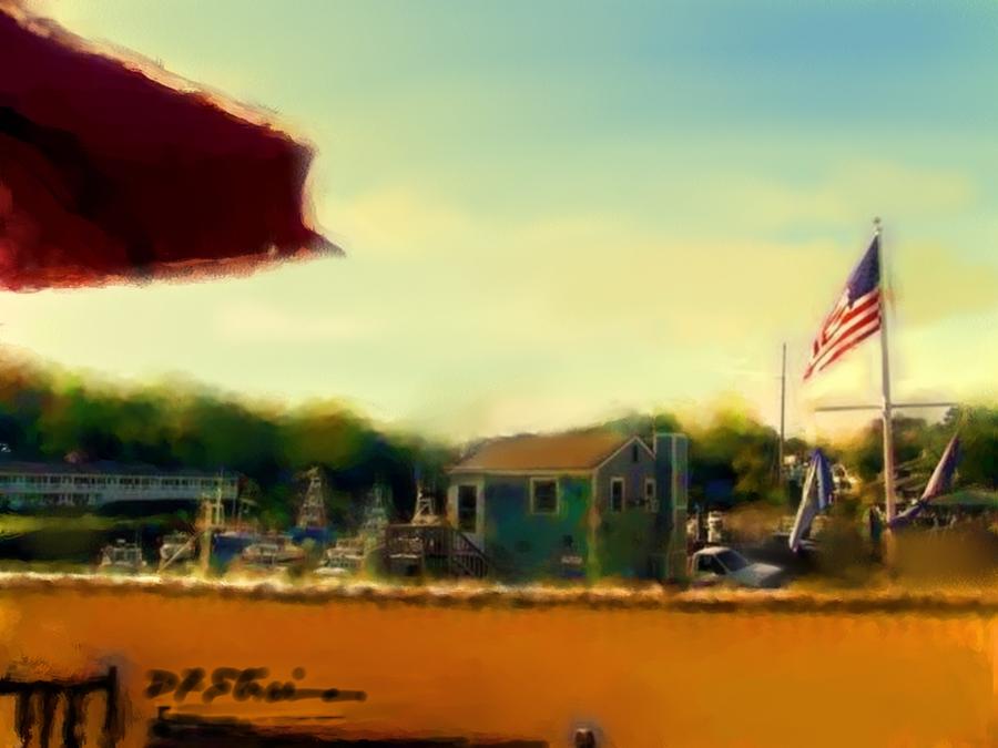 Perkins Cove - Ogunquit ME - Number 5 Painting by Diane Strain