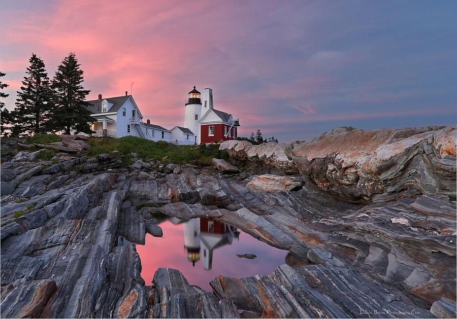 Lighthouse Photograph - Permaquid Lighthouse by Daniel Behm