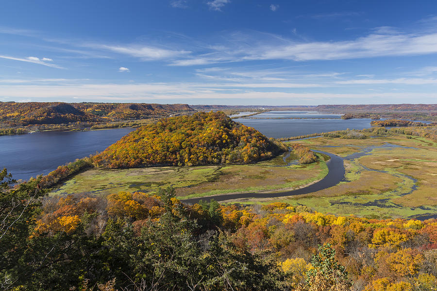 Perrot State Park Vista Autumn 3 Photograph By John Brueske - Fine Art 