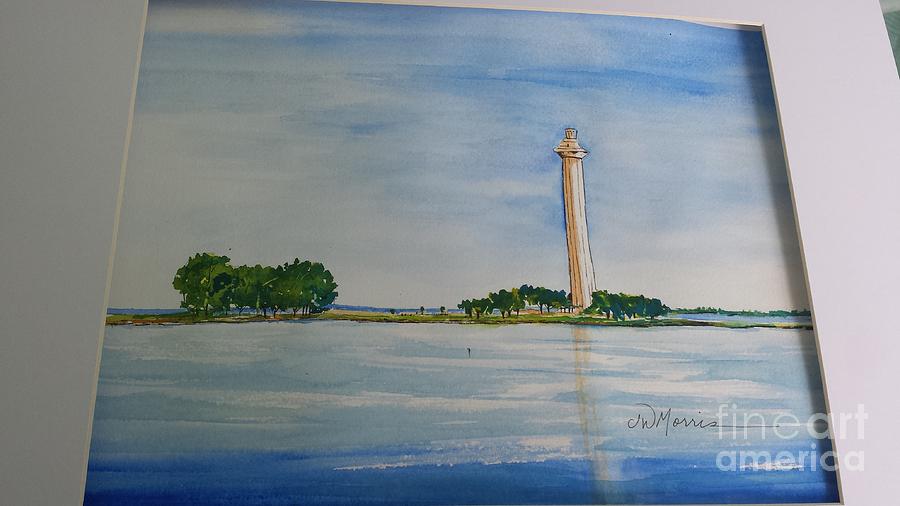 Beach Painting - Perrys Monument by Jill Morris