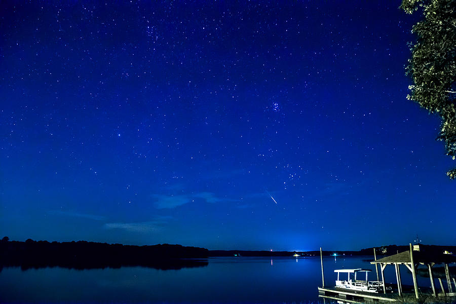 Perseid Meteor Photograph by Charles Hite