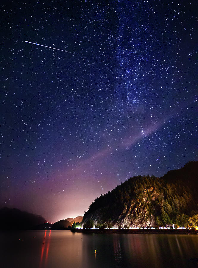 Perseid Meteor Shower Photograph by Alexis Birkill