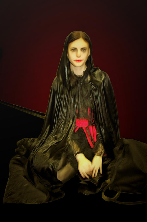 Persephone Queen Of Underworld Mixed Media by Viktor Savchenko