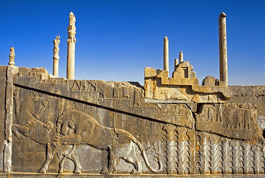 Persepolis palace Photograph by Dennis Cox