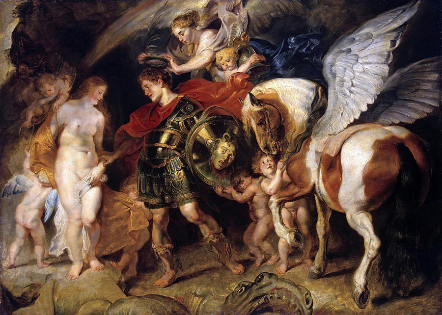 Perseus and Andromeda Painting by Peter Paul Rubens