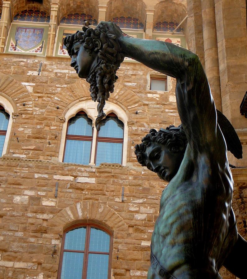 Rome Photograph - Perseus and Medusa by Antje Nordman
