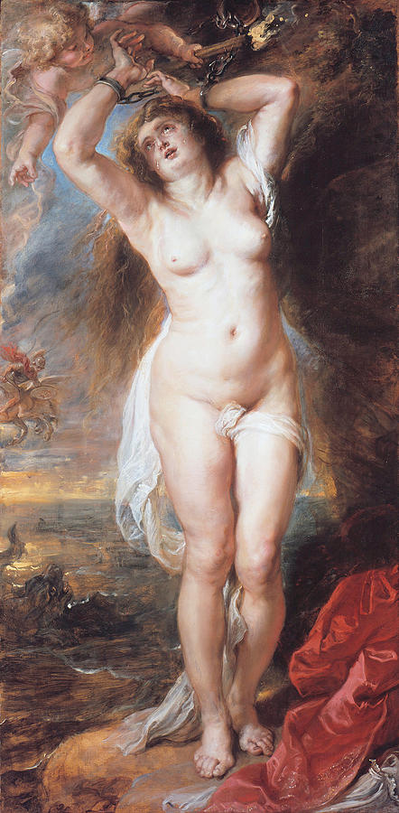 Perseus Freeing Andromeda Painting by Peter Paul Rubens