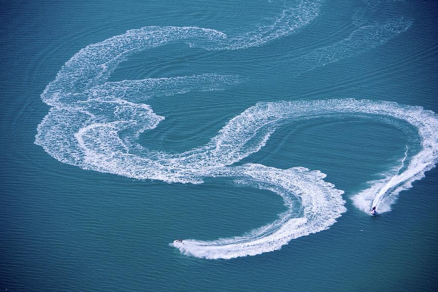 Persian Gulf Personal Watercraft Photograph by Photo By Christopher Lance