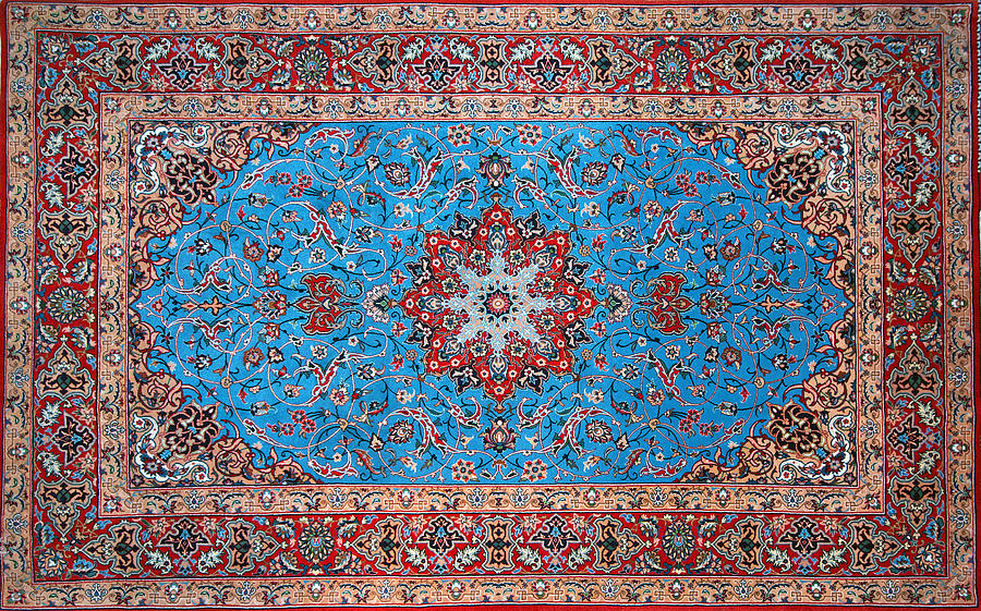 Persian Isfahan Carpet Photograph by Photograph by Paul Atkinson