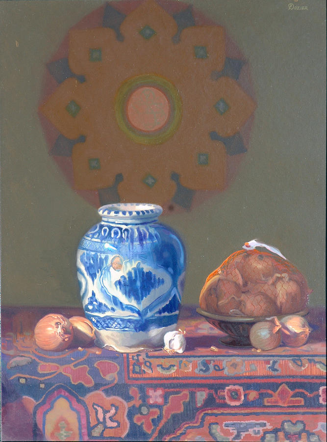 Still Life Painting - Persian Vase by David Dozier