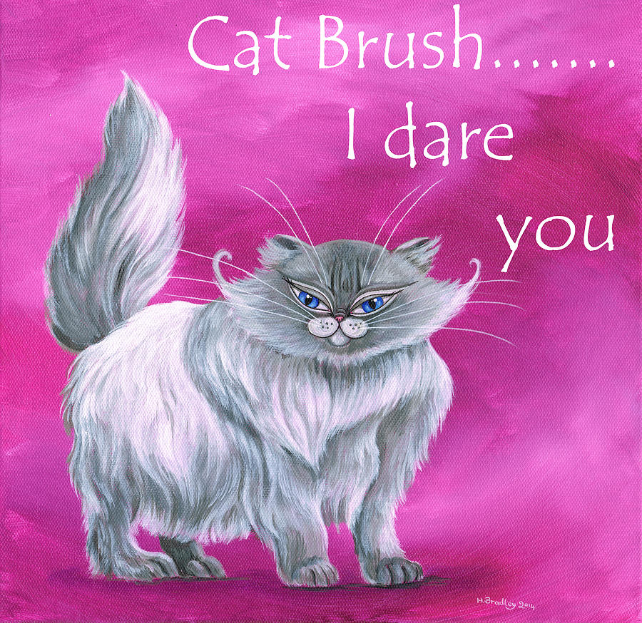 Cat Painting - Persians Know Best by Heather Bradley
