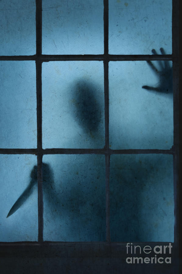 Sinister Silhouette Of A Man At A Window Photograph by Lee Avison