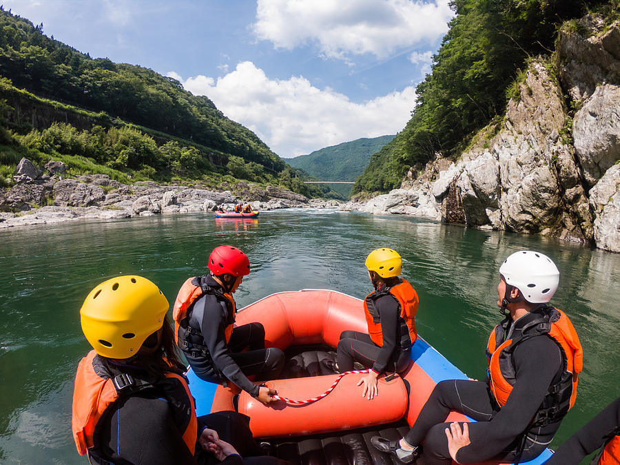 Personal point of view of a white water river rafting excursion Photograph by Tdub303