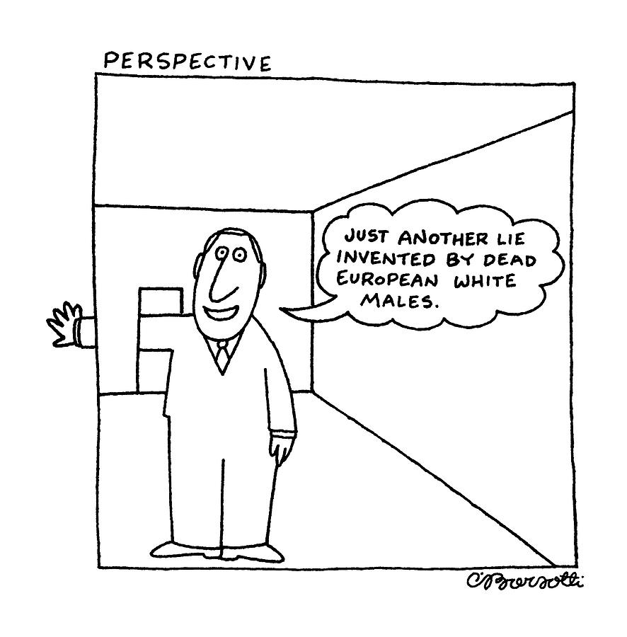 Perspective Drawing by Charles Barsotti
