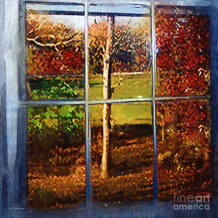 Perspective on Fall  Painting by RC DeWinter